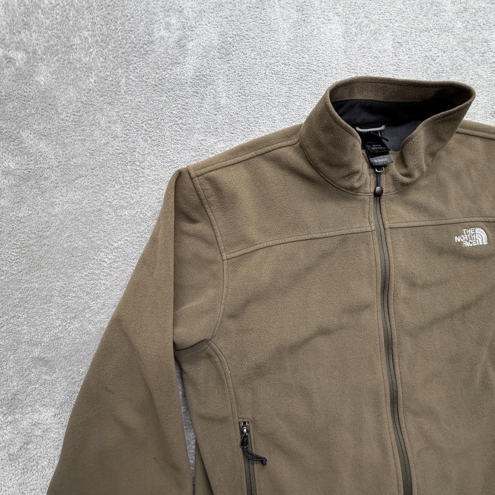 The North Face Jacket Mens XL Brown Windwall Full Zip Lined Pockets Outdoor - Picture 9 of 16